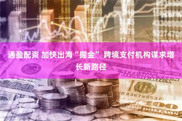通盈配资 加快出海“掘金” 跨境支付机构谋求增长新路径