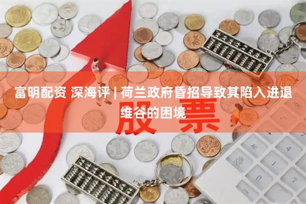 富明配资 深海评 | 荷兰政府昏招导致其陷入进退维谷的困境