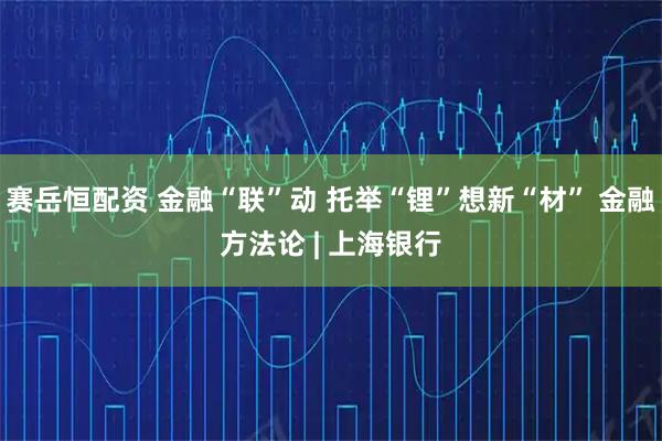 赛岳恒配资 金融“联”动 托举“锂”想新“材” 金融方法论 | 上海银行